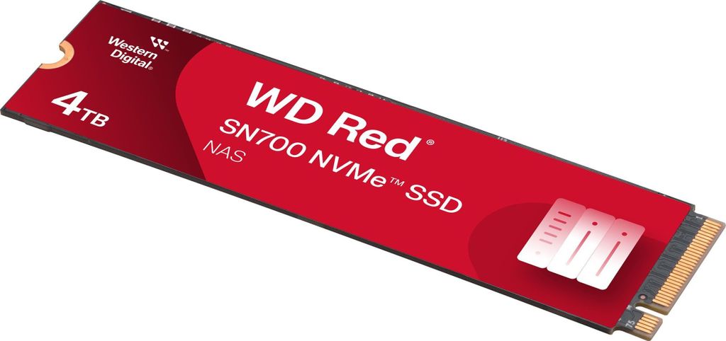 WD Red SN700 M,2 4000 GB PCI Express 3,0 NVMe Produktbild 