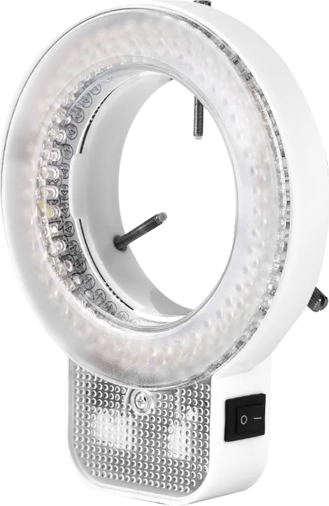Lampe annulaire à 144 LED réglable pour caméra de microscope binoculaire - 3
