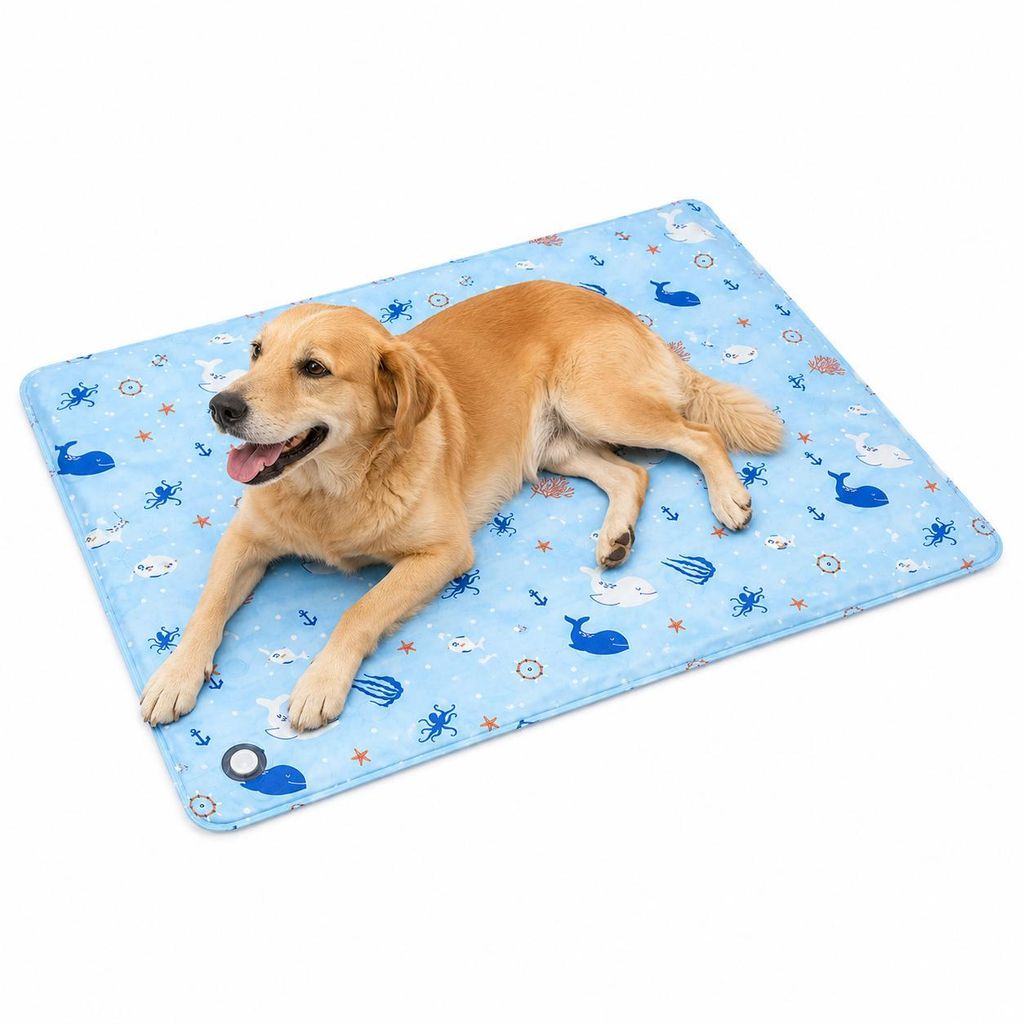 Mata chłodząca żelowa dla zwierząt 60x90 cm, składana mata Zdjęcie produktu 