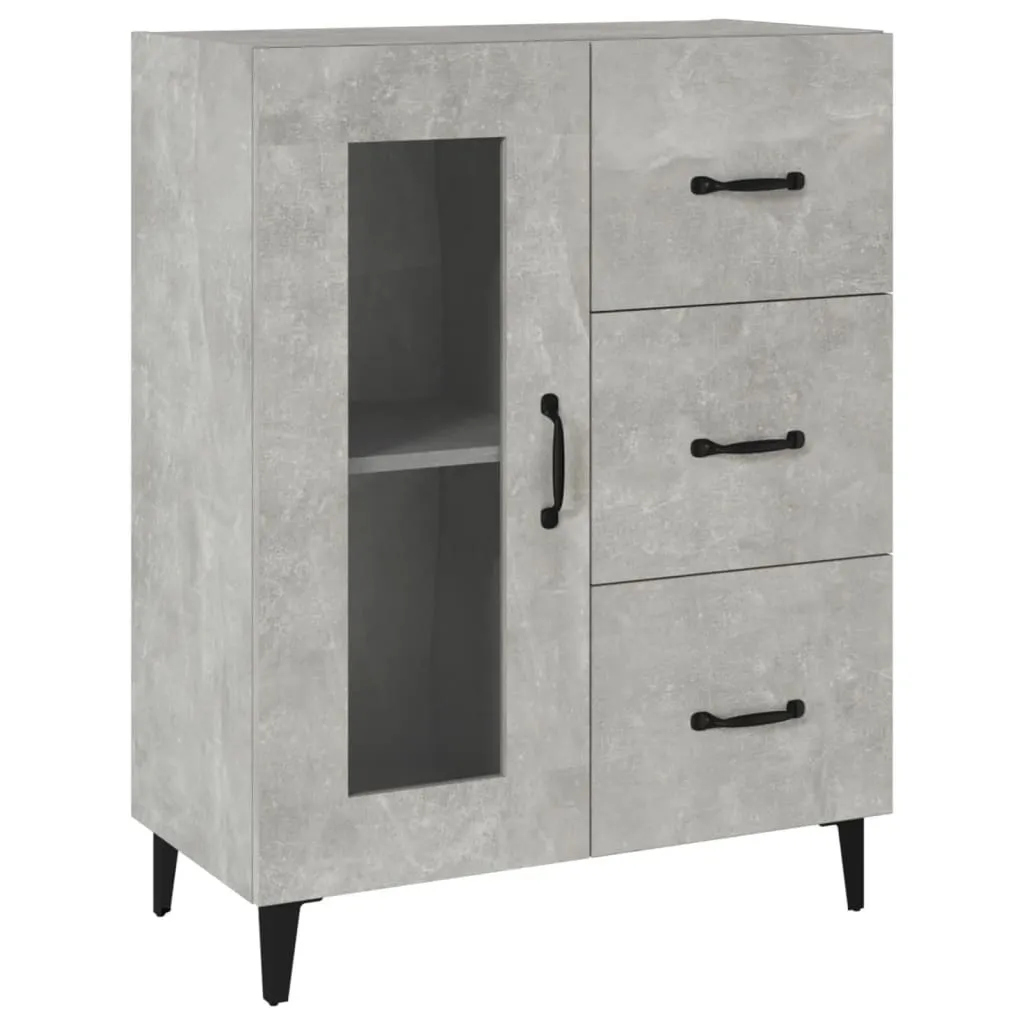 Mobile Cucina SYFAX 69,5x34x90 cm | Credenza Grigia in Multistrato