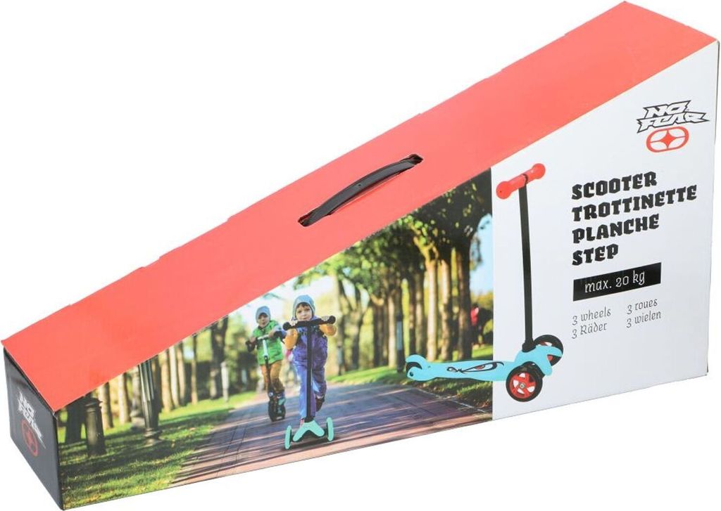 Roller Scooter mit 3 Räder Roller Scooter Kinder Spielzeug Dreirad Jungen Mädchen, Farbe:pink
