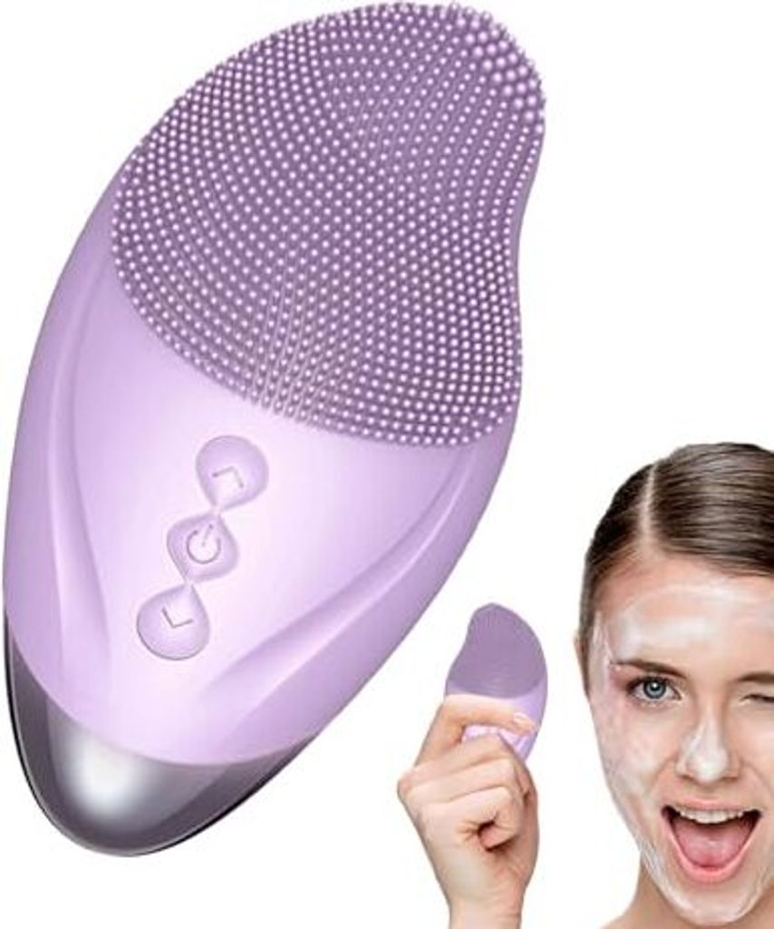 Gesichtsreinigungsbürste – Gesichtsreinigungsbürste, Weiches Silikon-Gesichtsmassagegerät | Einfache Und Lebendige Hautpflege-Tools, Wiederauf...