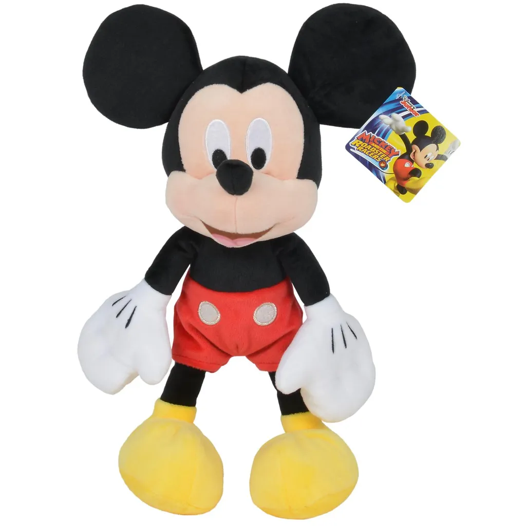 Doudou Mickey Mouse 35cm Disney : Peluche sécurisée et facile à laver