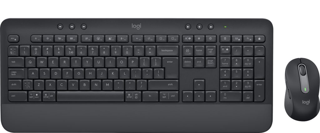 Logitech Signature MK650 Combo for Business - Tastatur-und-Maus-Set - kabellos - Bluetooth LE - QWERTY - GB - Graphite