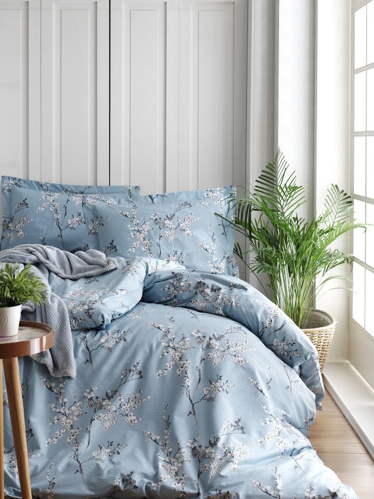 L'Essentiel Linge de Maison, Chicory - Blue, Ranforce Produktbild 