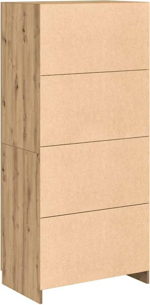 Armoire Artisan-chêne 90x52x200 cm en bois composite haute qualité