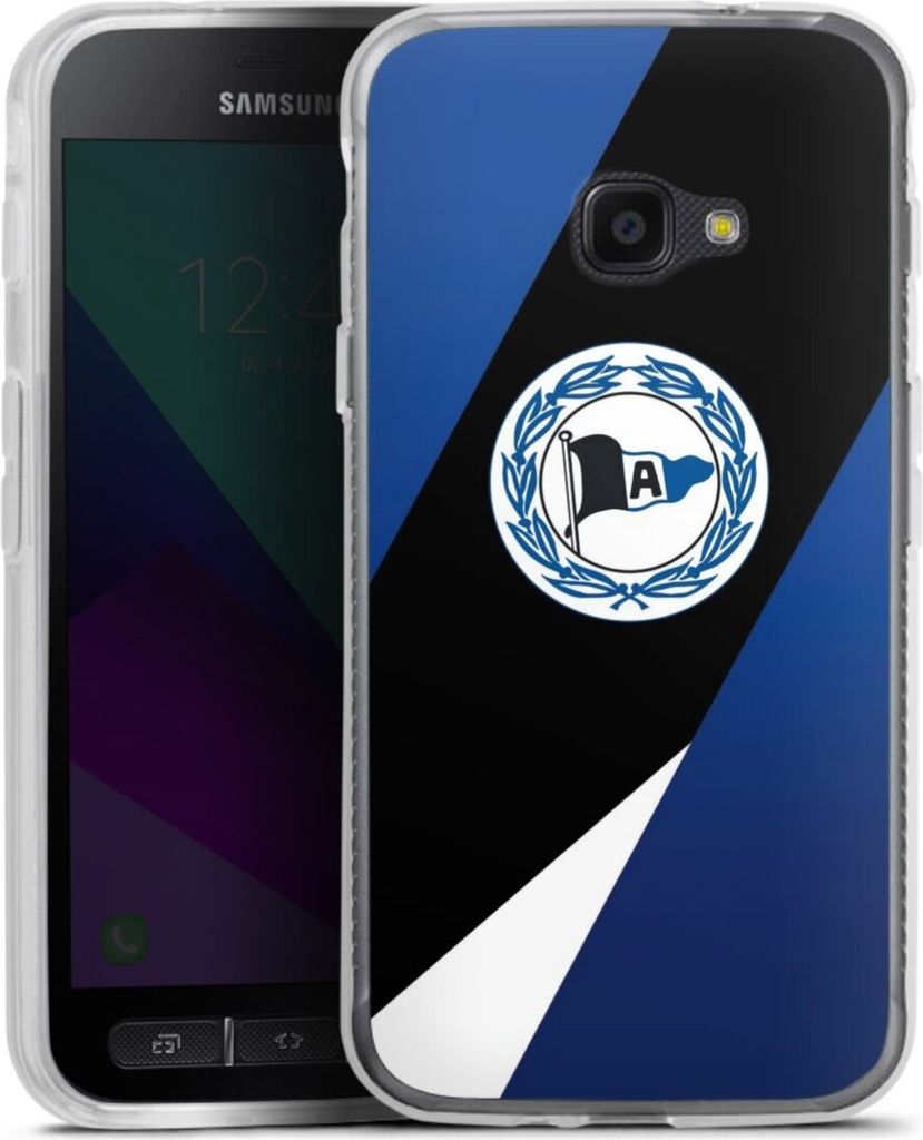 DeinDesign Handyhülle für Samsung Galaxy Xcover 4 Silikon Hülle Case Smartphone Schutzhülle Arminia Bielefeld DSC Offizielles Lizenzprodukt