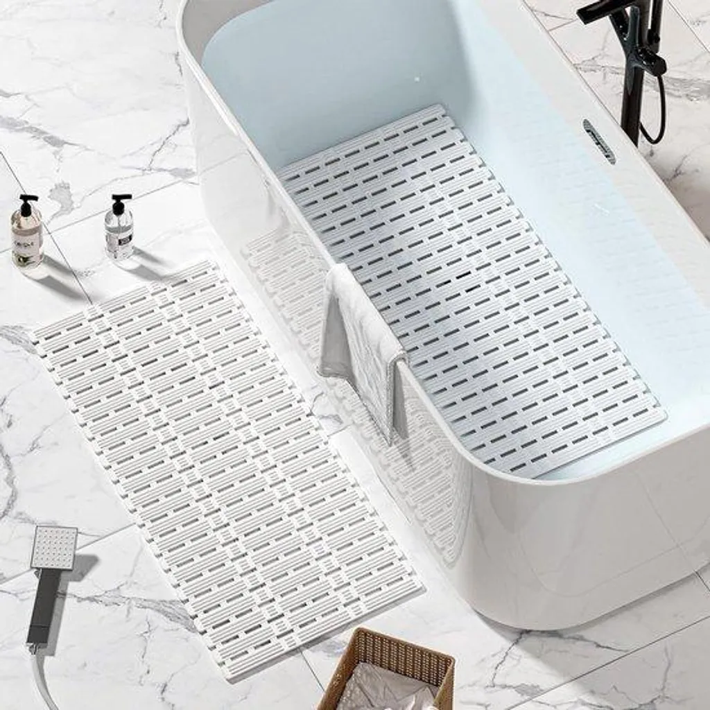 Tapis de douche antidérapant : fini les chutes avec fixations robustes