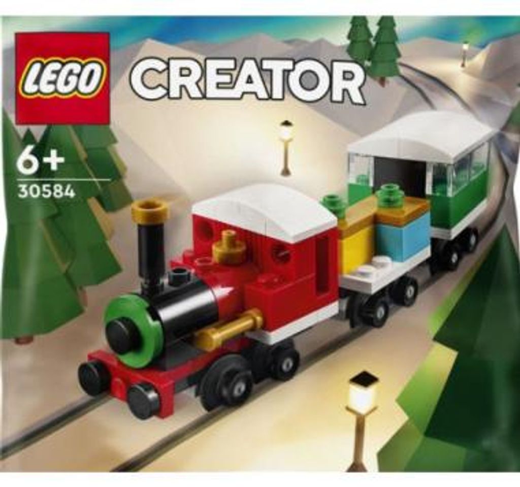 LEGO 30584 Creator Winterlicher Weihnachtszug Produktbild 