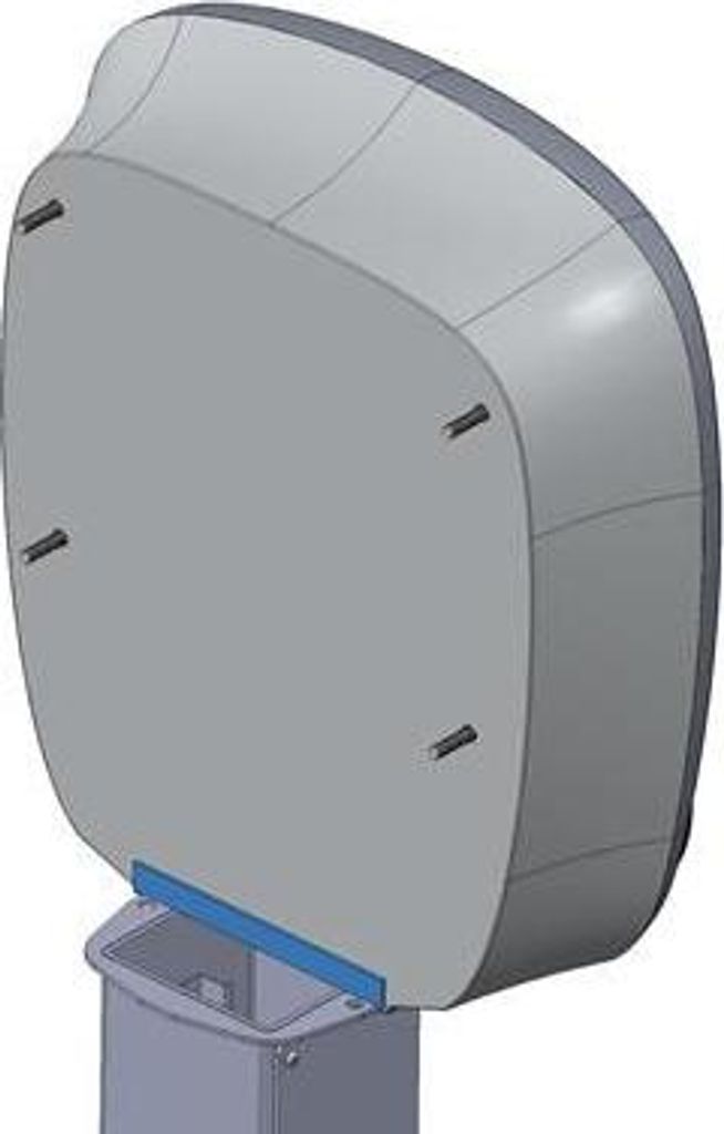 Charge Amps Aura Dual Pole Mount - 60 mm Aura Stainless steel IP44