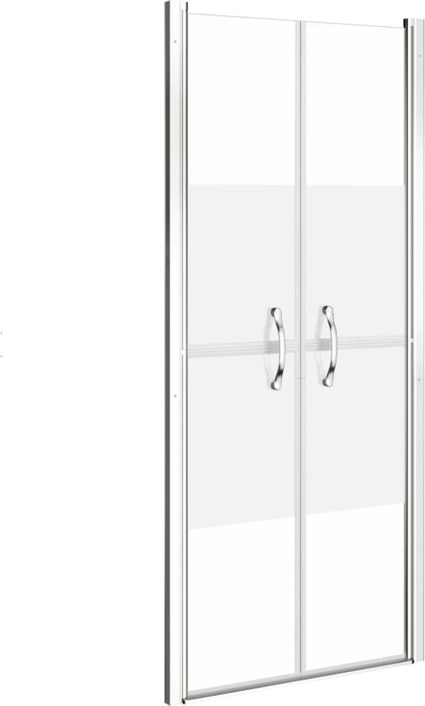 vidaXL Porte de douche semi-mate ESG 76x190 cm Image du produit 