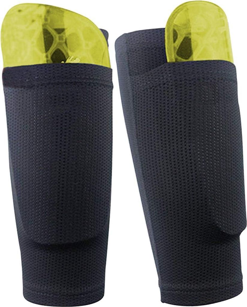 Atmungsaktive Fußballschienbeinschoner für Kinder und Erwachsene – Doppellagige Socken ohne Kunststoff