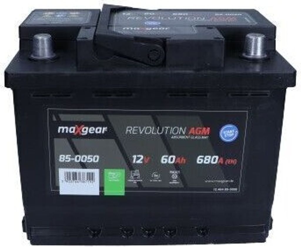 MAXGEAR Starterbatterie 12V 60Ah 680A/EN L2 Batterie Produktbild 