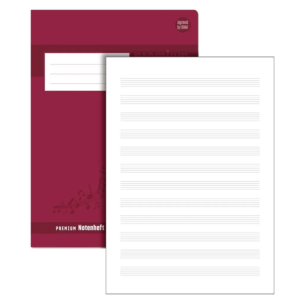 Cahier de dessin A4 sans marge Staufen Règle N pour croquis et notes