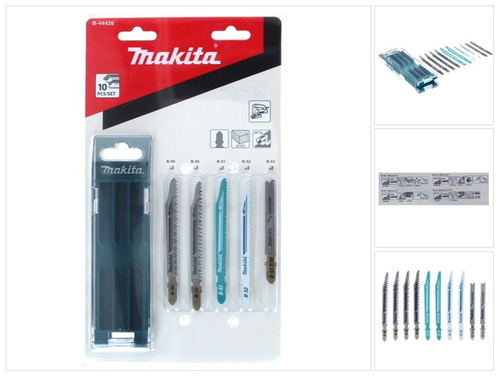 Makita B-44426 Lame de scie sauteuse assortiment B Image du produit 