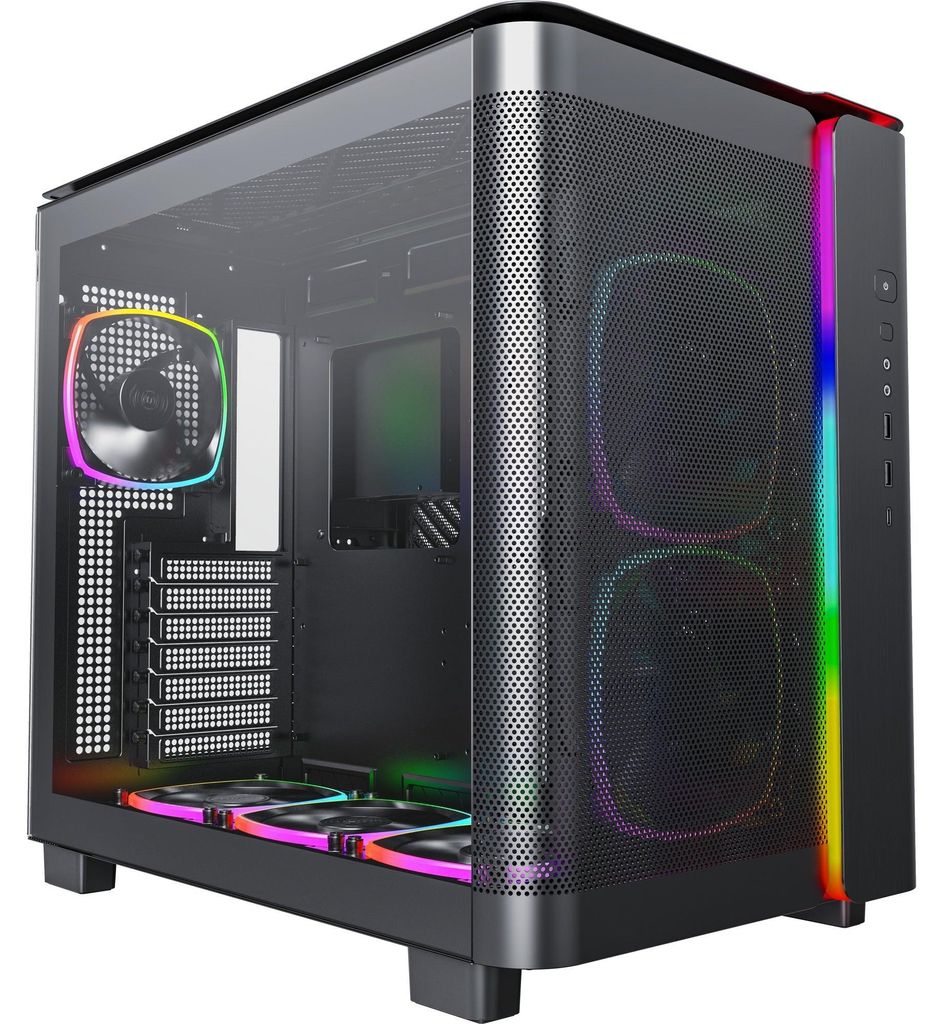 Montech King 95 PRO, Midi Tower, PC, Schwarz, ATX, micro Produktbild 