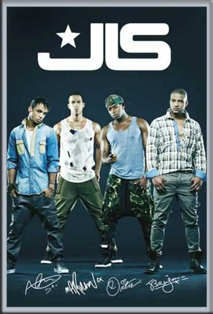 Merchandising Ufficiale JLS: Poster Nuovo Gruppo + Cornice Shinsuke Argento