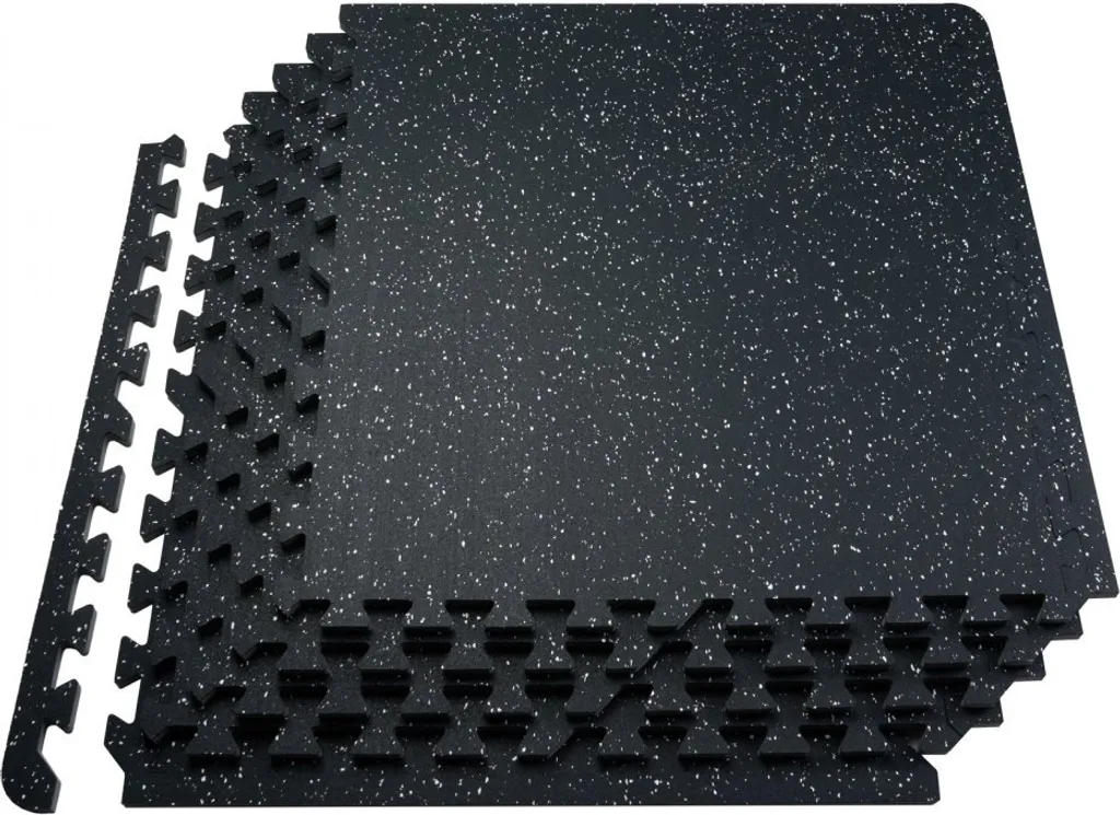 Tapis de sol pour entraînement et yoga - Lot de 12 dalles de sport EVA