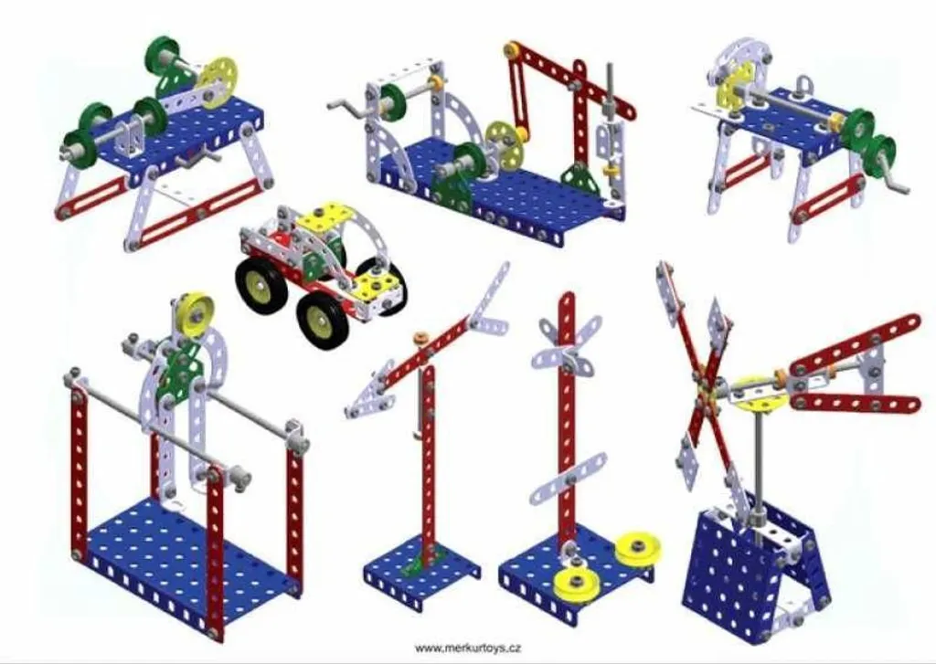 Merkur 4 Modèle 602 : Jeu de Construction 602 Pièces avec 40 Modèles