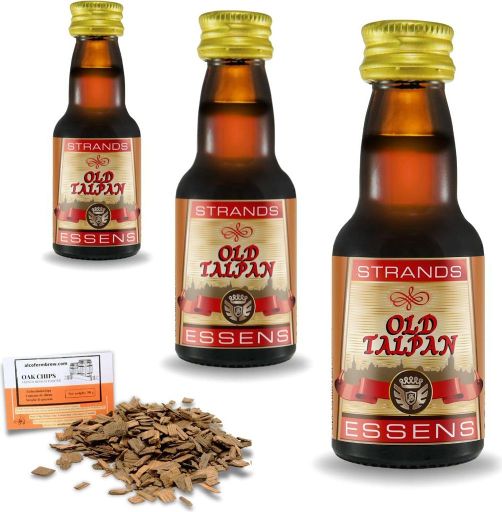 3 x Old Talpan Essenz 25ml Wodka-Essenz – Wodka-Aroma, Aromaessenz, Wodka-Extrakt
