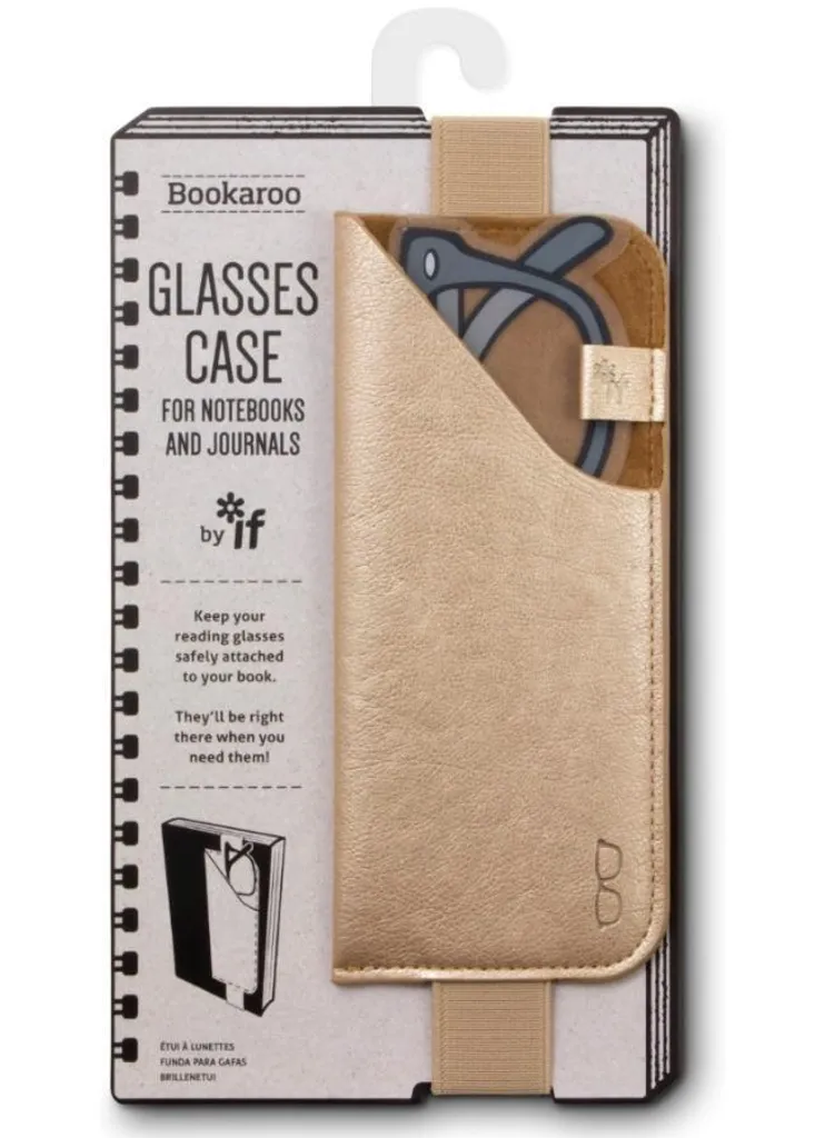 Custodia per occhiali Bookaroo - Oro
