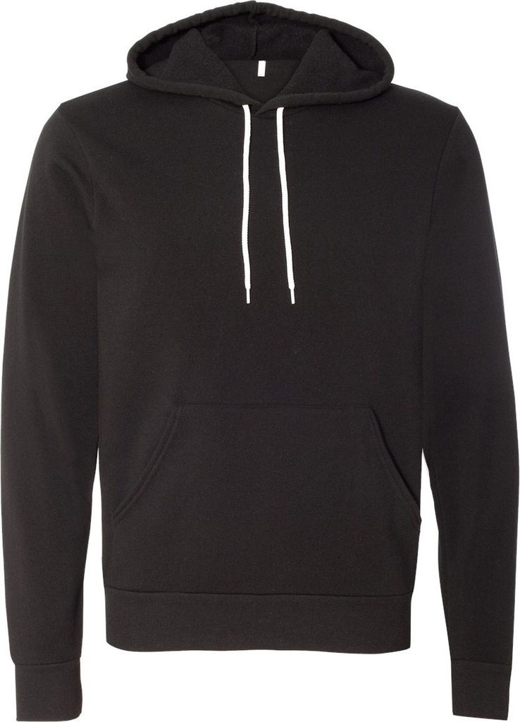 Bella + Canvas Erwachsene Uni Kapuzenpullover PC3868 (XL) (Schwarz)