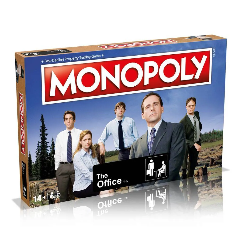 Monopoly The Office pour soirée jeux entre amis et cadeau de pop culture