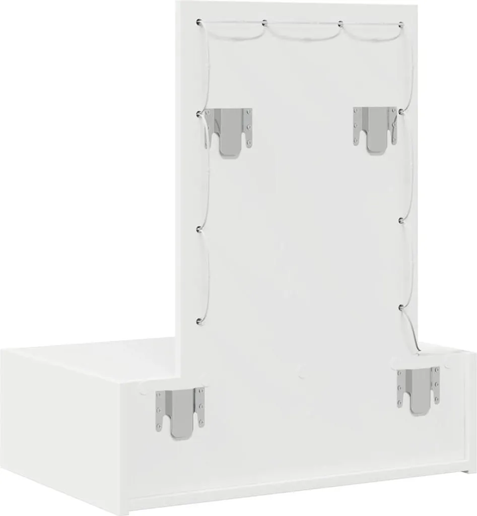 Mobile Trucco Bianco vidaXL 60cm - Design Minimal per Piccoli Spazi - 7