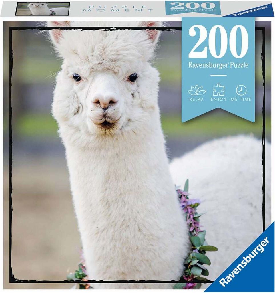 RAVENSBURGER Puzzle Moment: Alpaka 200 Teile Produktbild 