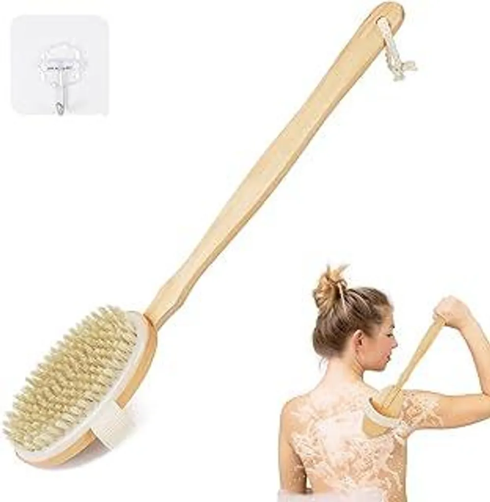 Spazzola Corpo in Legno AOOSU - Benessere Naturale e Dry Brushing