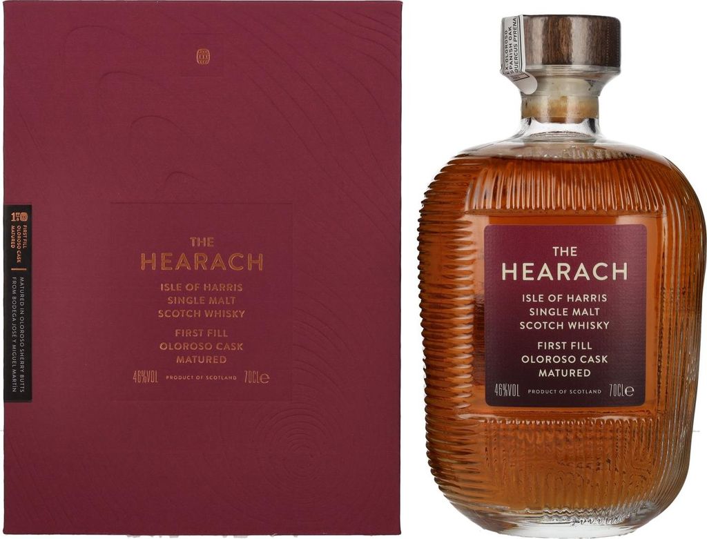 The Hearach Isle of Harris First Fill Oloroso Cask Single Malt Scotch Whisky 46% Vol. 0,7l in Geschenkbox