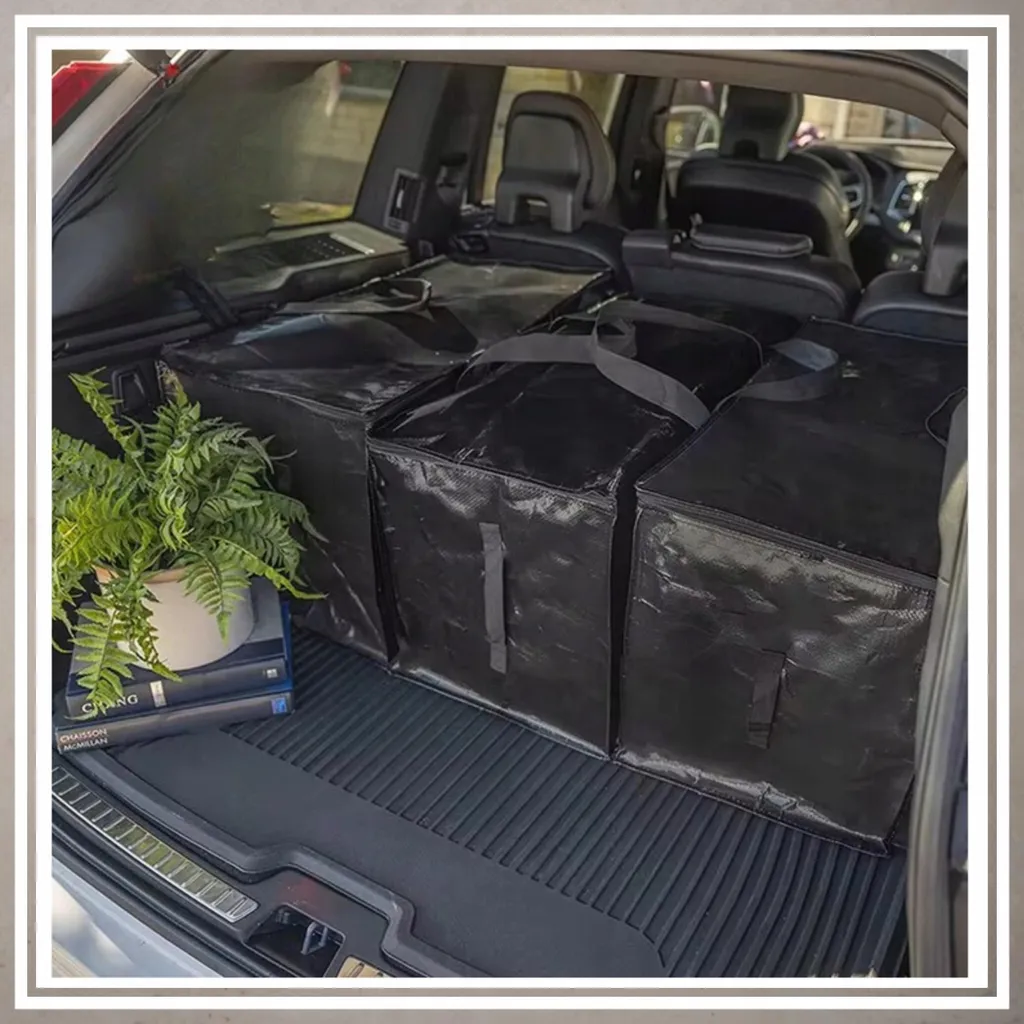 Sac de rangement polyvalent noir robuste pour optimiser votre intérieur - 6