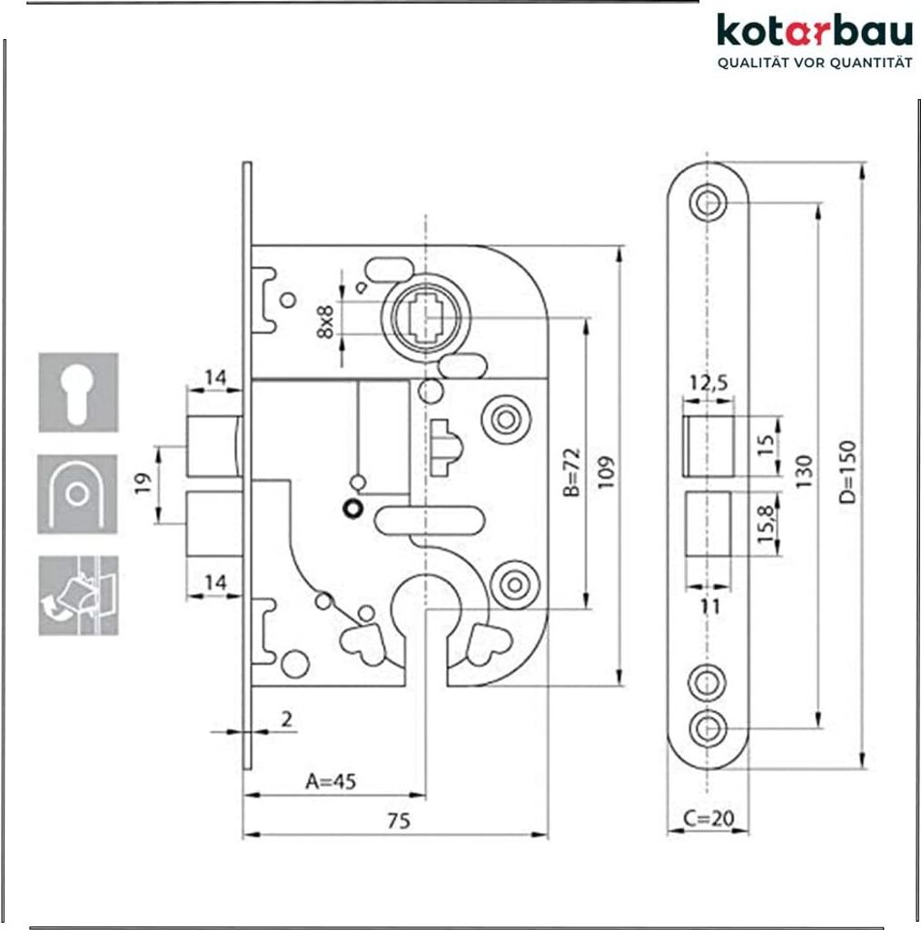 KOTARBAU Einsteckschloss 72 45mm DIN Kaufland at kotarbau-einsteckschloss-72-45mm-din-kaufland-at