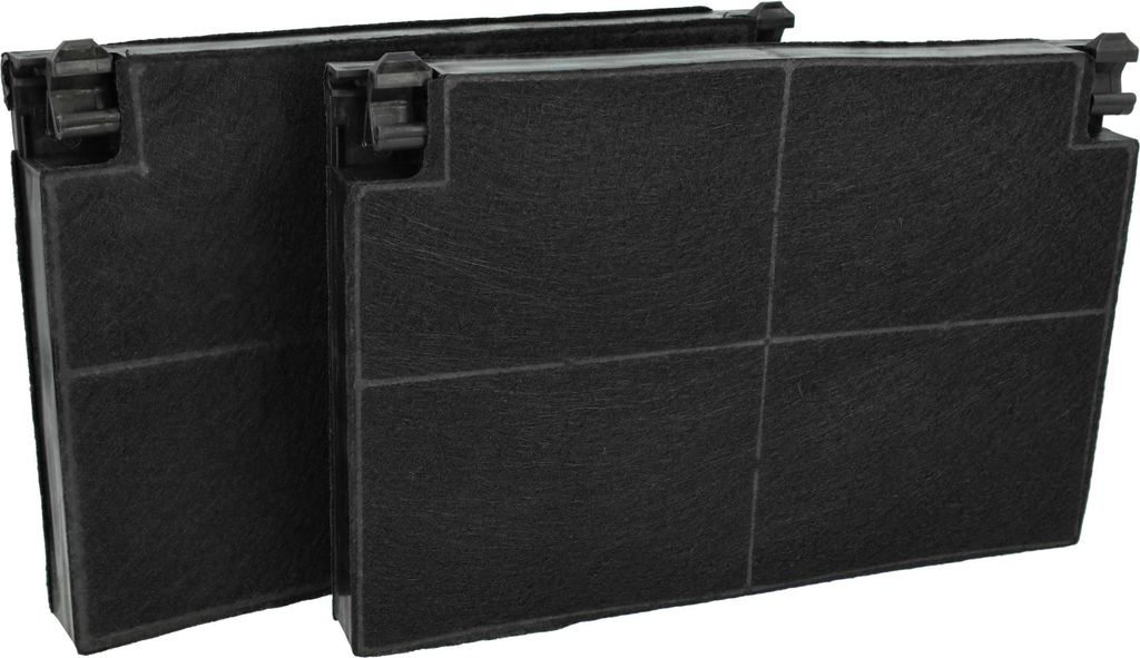 vhbw 2x Aktivkohlefilter kompatibel mit Roblin Onyx Central, Orient Murale, Orient Central, SL639, SL600, SL655, SL955, SL900 Dunstabzugshaube