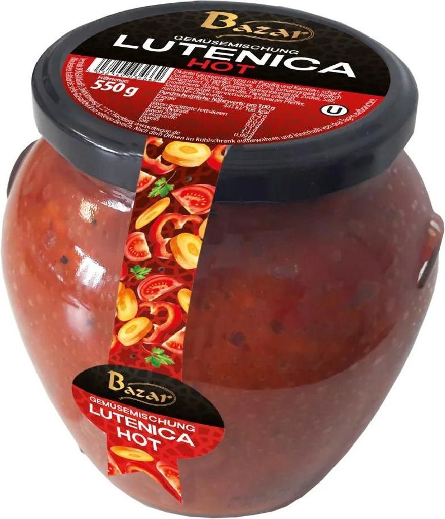 Bazar Lutenica hot 550g