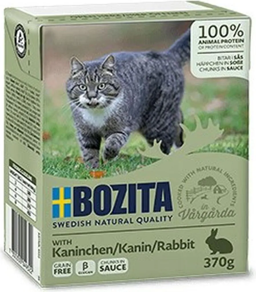 Bozita Cat Tetra Recard bouchées en sauce au lapin pour chat - 370g