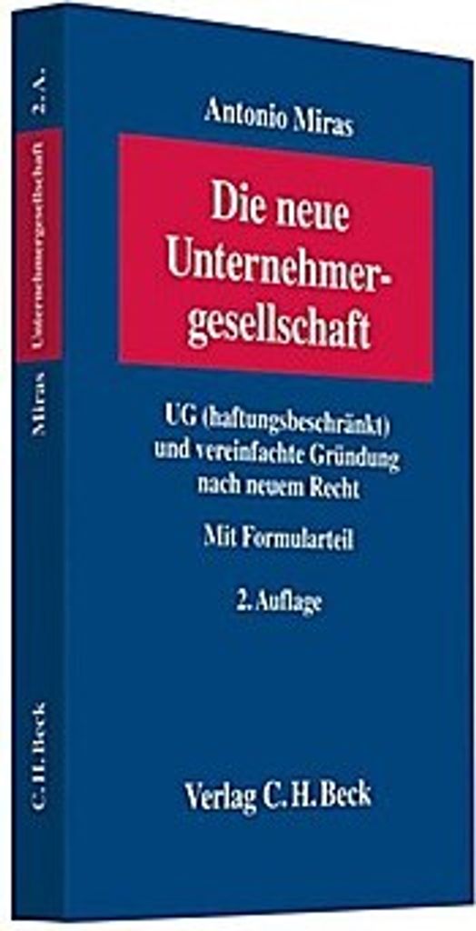 Die neue Unternehmergesellschaft