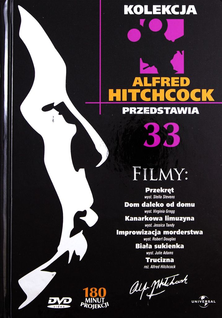Alfred Hitchcock Przedstawia 33: Przekręt / Dom dalemko od domu / Kanarkowa limuzyna / Improwizacja morderstwa / Biała sukienka / Trucizna (bookl...