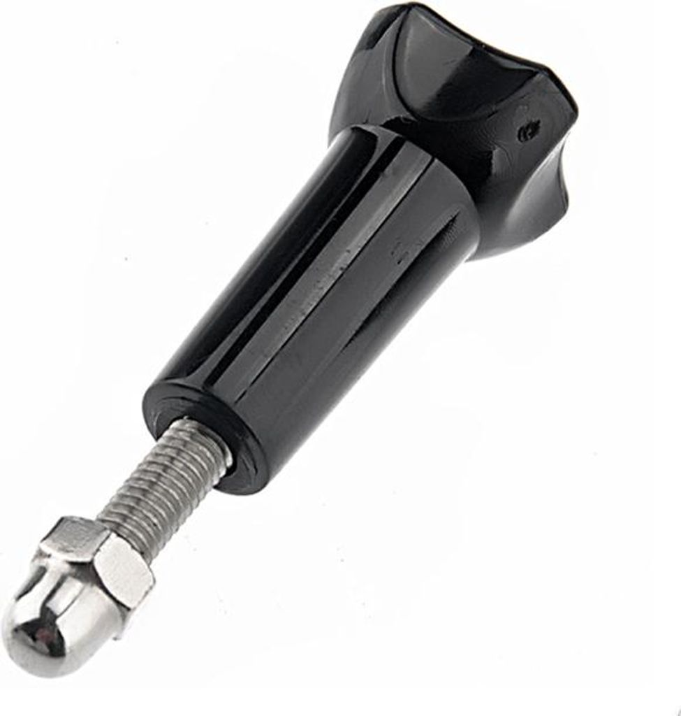 vhbw Stativschraube kompatibel mit GoPro Hero 2 Outdoor Edition, 3, 2 Surf Edition, 3 + Plus Kamera, DSLR - Kunststoff / Metall schwarz
