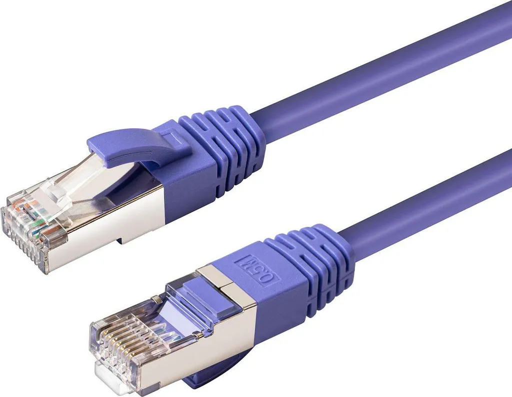 Câble Ethernet 20m pour Fibre Optique Cat6a S/FTP Haut Débit 10 Gb/s