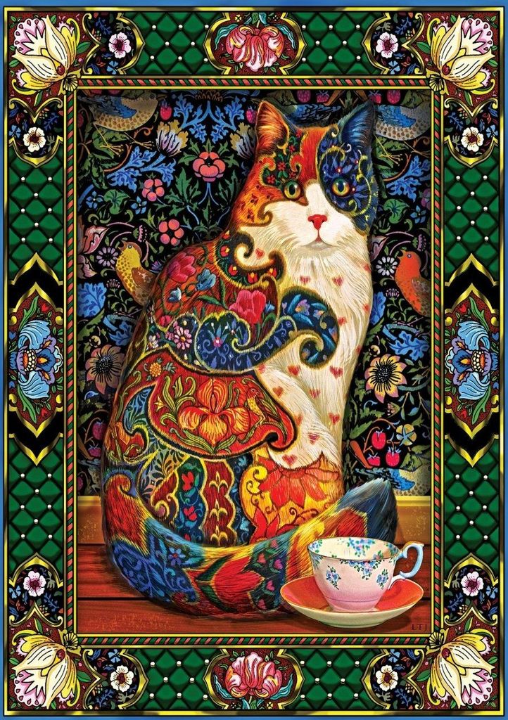 ART PUZZLE Puzzle Königliche Katze 1000 Teile Produktbild 