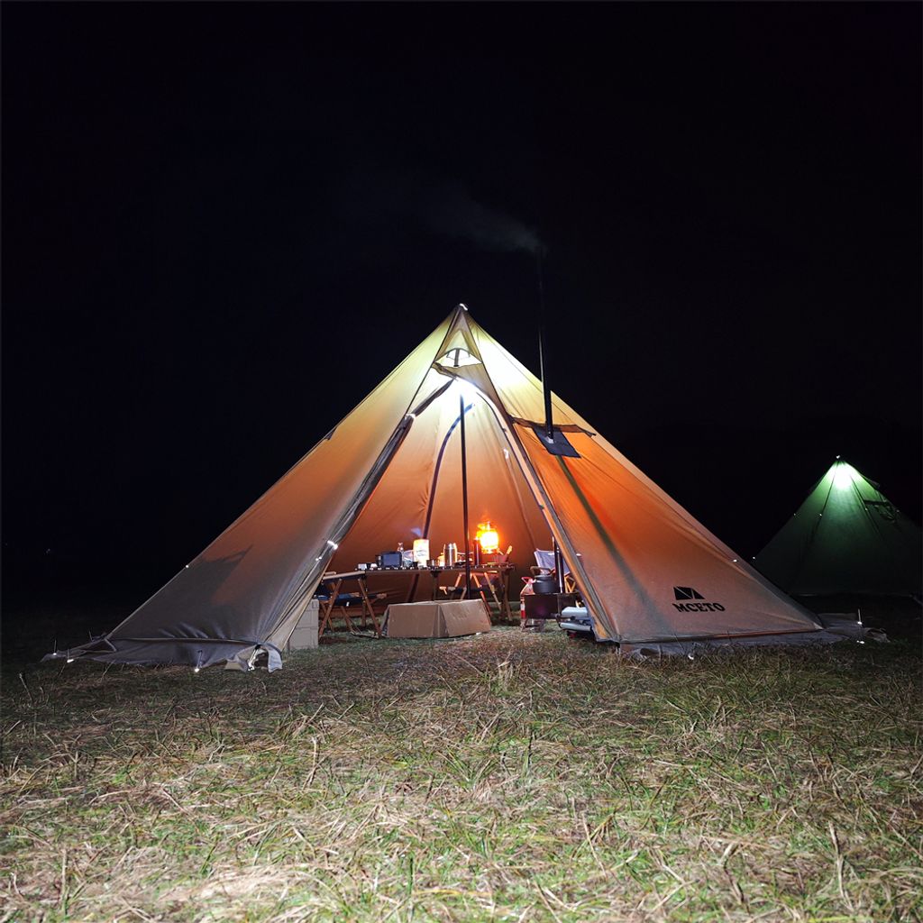 Tipi-Warmzelt fuer 5šC8 Personen mit Herd, Produktbild 13