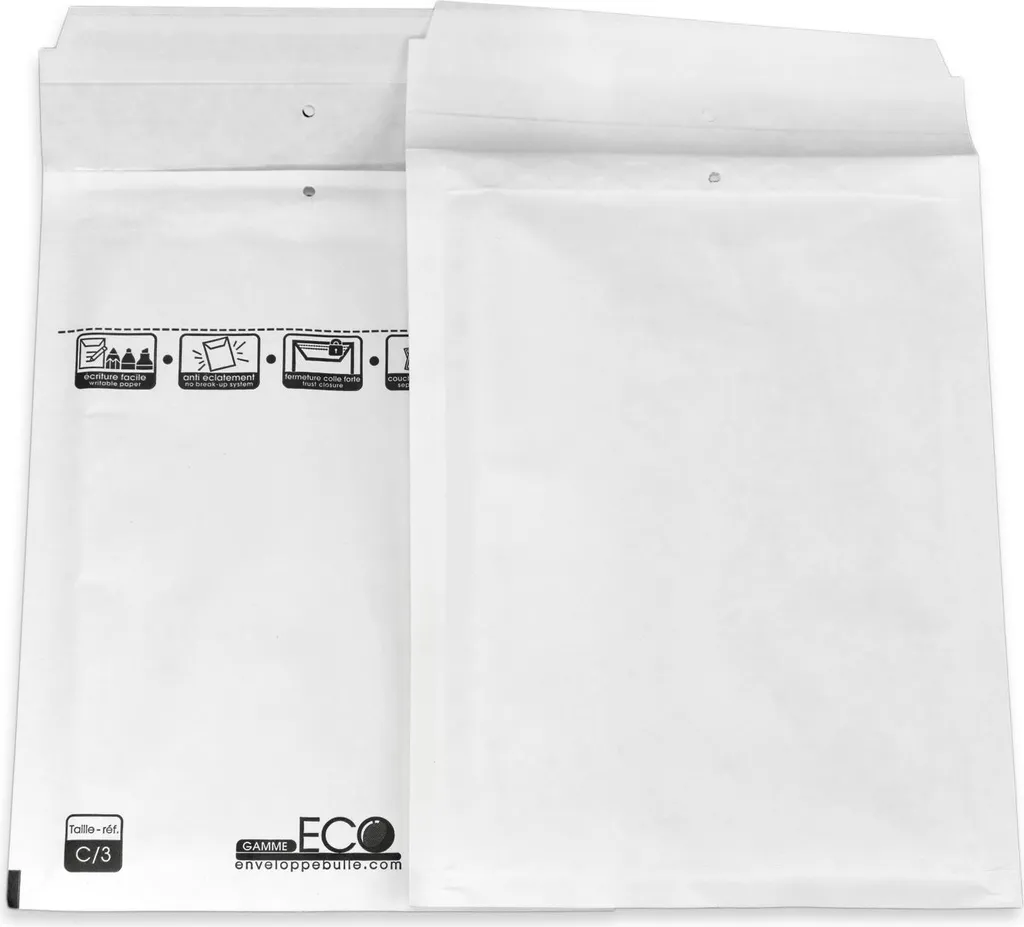 Protégez vos Colis : Enveloppes à Bulles C/3 150x220 mm - Pack de 1000