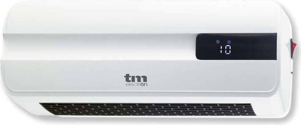 Riscaldatore elettronico da parete tmde 2000 w bianco/nero Immagine del prodotto 