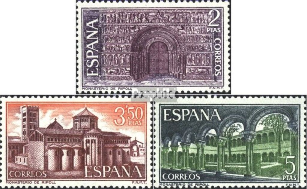 Briefmarken Spanien 1970 Mi 1898-1900 (kompl.Ausg.) postfrisch Klöster