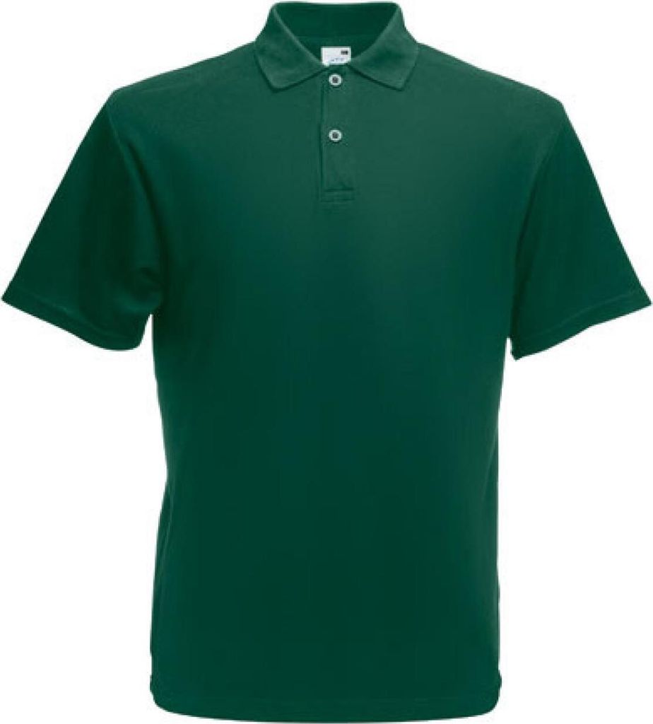 Fruit of the Loom Screen Stars Herren Polo Shirt, Größe:S, Farbe:Forest Green