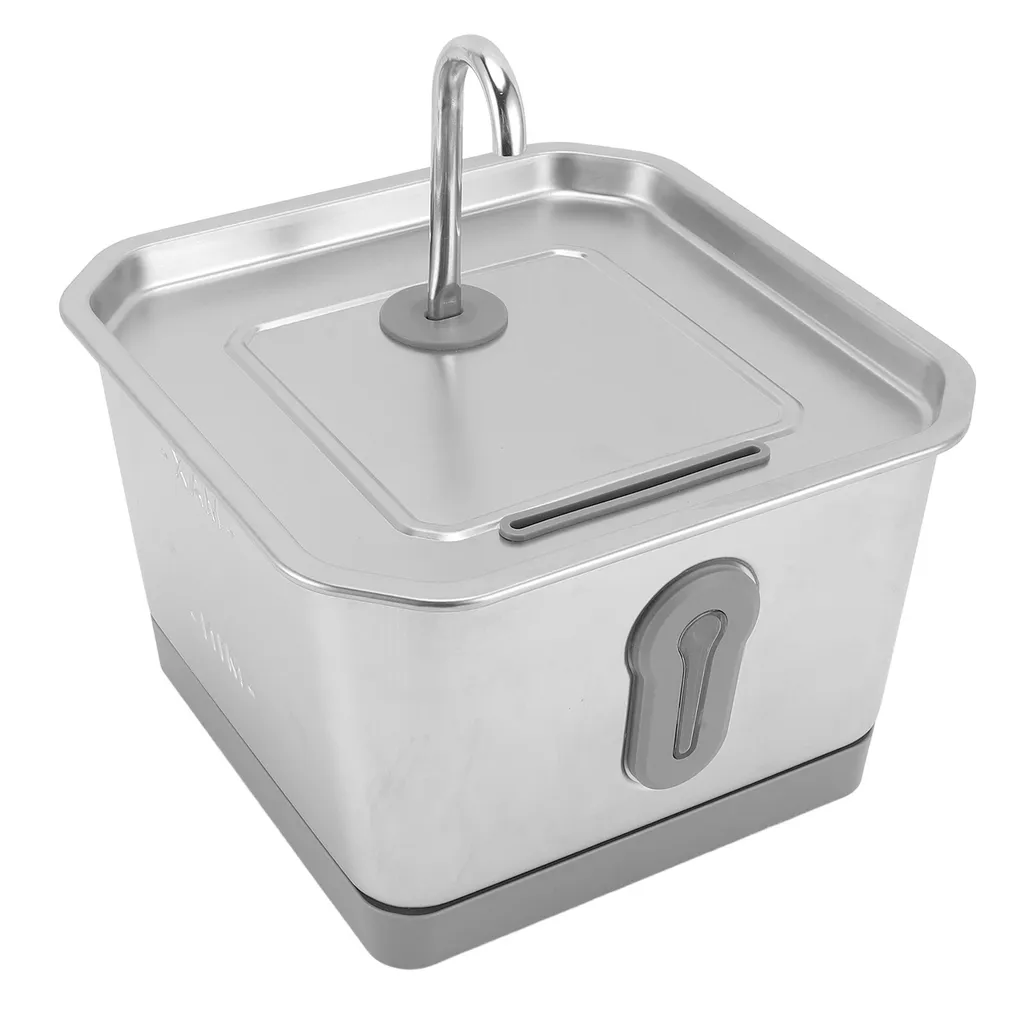Distributeur d'eau automatique pour chats inox 3,5L avec suivi mobile