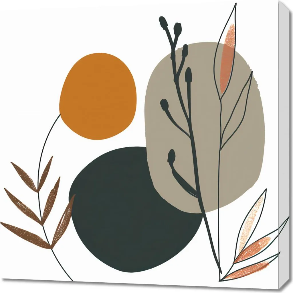 Quadro 70x70 cm Composizione Poetica: Decorazione Parete Moderna Online