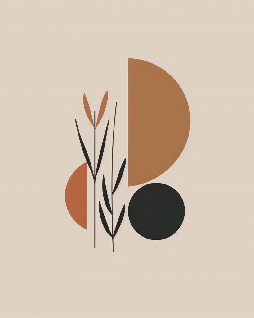 Plakat 40x50cm Harmonische Bindung