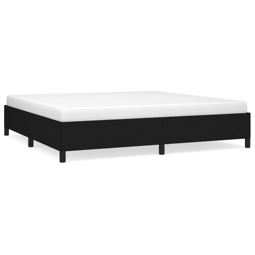 "SALE 2026"Bettgestell/Doppelbett ️Hochwertiges - Polsterbett Erwachsene/r /Kind - ohne Matratze - Schwarz 200x200cm Stoff - Klassische Betten DE...